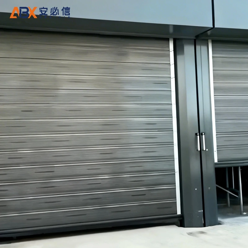 济南纬北路街道螺旋式快速门